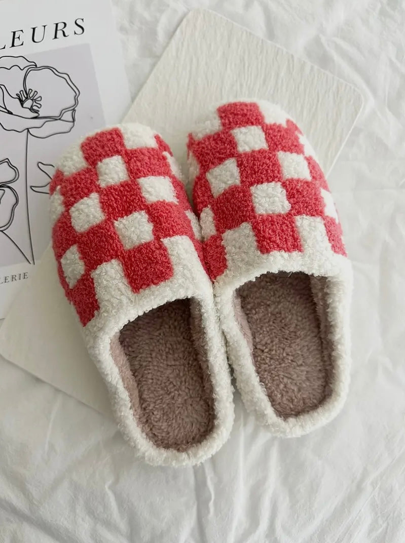 Checkered Slippers – Twill Haven display picture 2