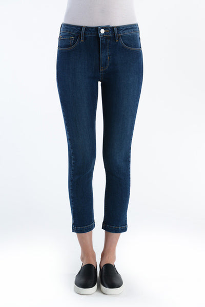 Straight Leg Cropped Jeans